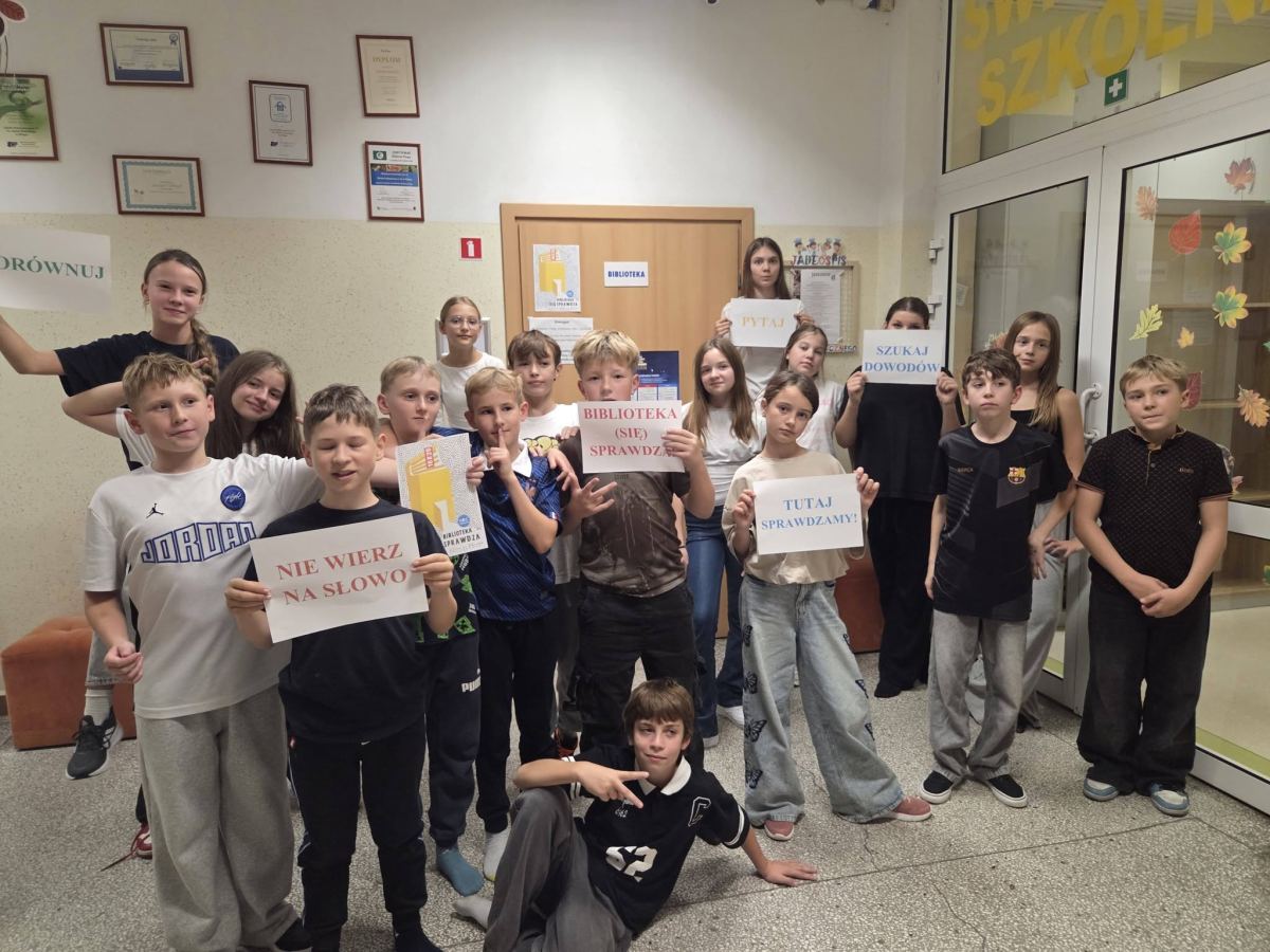 Noc Bibliotek w klasie 5a!